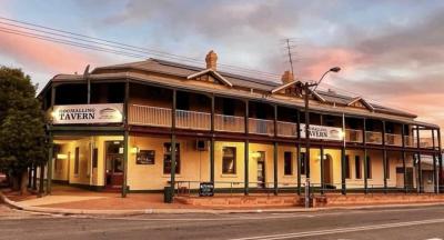 The Goomalling Tavern at Dusk. The Goomalling Tavern