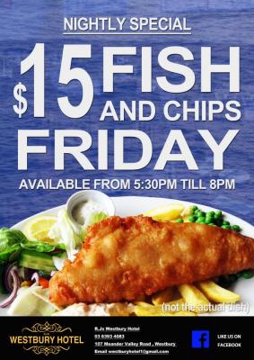 Fish N Chip Friday Special